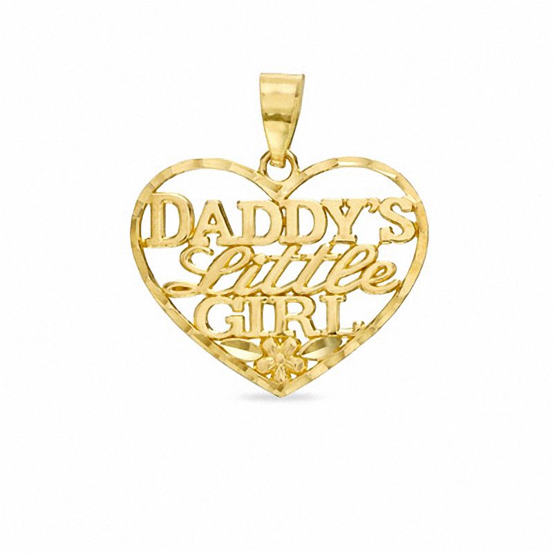 DADDY'S Little GIRL Charm in 10K Gold