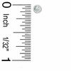 Thumbnail Image 1 of Child's 3mm Cubic Zirconia Earrings in 10K White Gold