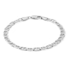 Thumbnail Image 0 of Made in Italy 120 Gauge Flat Mariner Link Chain Bracelet in Solid Sterling Silver - 8"