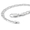 Thumbnail Image 1 of Made in Italy 120 Gauge Flat Mariner Link Chain Bracelet in Solid Sterling Silver - 8"