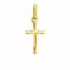 Thumbnail Image 0 of Made in Italy Diamond-Cut Cross Charm in 10K Gold