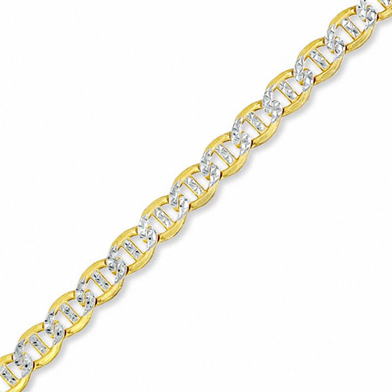 100 Gauge Mariner Chain Bracelet in 14K Gold Bonded Sterling Silver - 8"