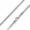 Thumbnail Image 0 of Stainless Steel 2mm Open Box Chain Necklace - 24"