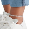 Thumbnail Image 2 of Sterling Silver Star Chain Anklet Made in Italy