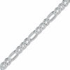 Thumbnail Image 0 of 100 Gauge Figaro Chain Anklet in Sterling Silver - 10"