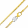Thumbnail Image 0 of 10K Gold over Sterling Silver 1.55mm Box Chain Necklace - 20"