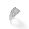 Thumbnail Image 1 of Cubic Zirconia Double Square Ring in Sterling Silver