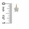 Thumbnail Image 1 of Crystal Butterfly Charm in 10K Gold