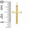 Thumbnail Image 1 of Polished Cross Charm in 14K Gold
