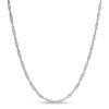 Thumbnail Image 0 of Made in Italy 020 Gauge Singapore Chain Necklace in Sterling Silver - 18"
