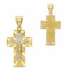 Thumbnail Image 0 of Spanish Our Father Prayer Crucifix Charm in 10K Two-Tone Gold