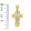 Thumbnail Image 1 of Spanish Our Father Prayer Crucifix Charm in 10K Two-Tone Gold