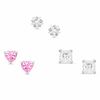 Thumbnail Image 0 of 4mm Cubic Zirconia Stud Earring Set in Sterling Silver