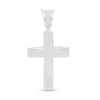Thumbnail Image 0 of 1 CT. T.W. Diamond Cross Necklace Charm in Sterling Silver