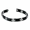 Thumbnail Image 1 of 1/8 CT. T.W. Diamond 8mm Bracelet in Black Tungsten and Stainless Steel - 8.5"