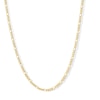 Thumbnail Image 0 of 050 Gauge Figaro Chain Necklace in 14K Hollow Gold Bonded Sterling Silver - 18"