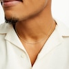 Thumbnail Image 1 of 050 Gauge Figaro Chain Necklace in 14K Hollow Gold Bonded Sterling Silver - 18"