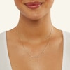 Thumbnail Image 3 of 050 Gauge Curb Chain Necklace in 14K Hollow Gold Bonded Sterling Silver - 18"