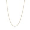Thumbnail Image 0 of 020 Gauge Singapore Chain Necklace in 14K Solid Gold Bonded Sterling Silver - 16"