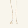Thumbnail Image 1 of 020 Gauge Singapore Chain Necklace in 14K Solid Gold Bonded Sterling Silver - 16"