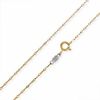 Thumbnail Image 0 of 020 Gauge Singapore Chain Necklace in 14K Solid Gold Bonded Sterling Silver - 18"