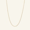 Thumbnail Image 0 of 020 Gauge Singapore Chain Necklace in 14K Solid Gold Bonded Sterling Silver - 20"