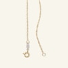Thumbnail Image 1 of 020 Gauge Singapore Chain Necklace in 14K Solid Gold Bonded Sterling Silver - 20"