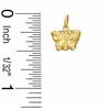 Thumbnail Image 1 of Multi-Color Crystal Butterfly Charm in 10K Gold