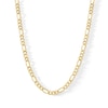 Thumbnail Image 0 of 4.3mm Figaro Chain Necklace in 14K Gold Bonded Semi-Solid Sterling Silver - 20"