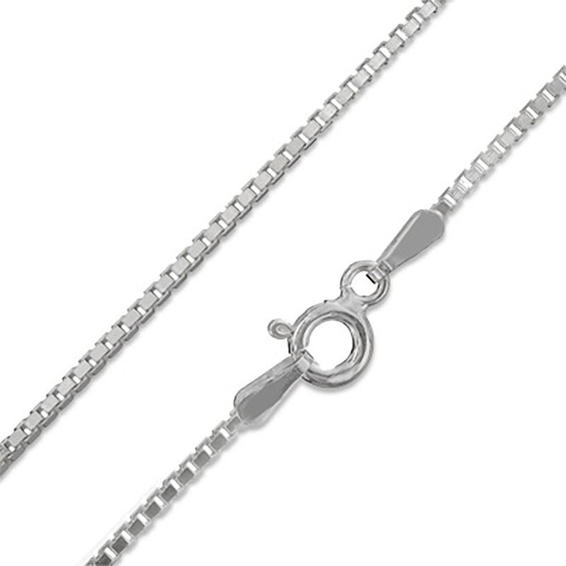 Made in Italy 125 Gauge Box Chain Necklace in Solid Sterling Silver - 22"