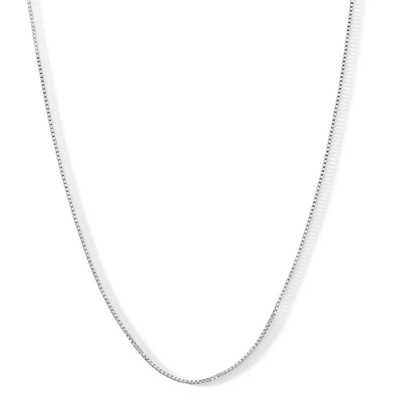 Made in Italy 090 Gauge Box Chain Necklace in Sterling Silver - 22"