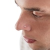 Thumbnail Image 2 of 14K Solid Gold CZ Triangle Screw Nose Stud - 22G 1/4"