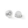 Thumbnail Image 1 of 7mm Black and White Cubic Zirconia Stud Earrings Set in Sterling Silver