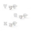 Thumbnail Image 0 of Cubic Zirconia Earrings Set in Sterling Silver