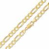 Thumbnail Image 0 of 5.5mm Hollow Figaro Chain Necklace in 10K Gold - 26"
