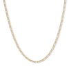 Thumbnail Image 0 of 050 Gauge Figaro Chain Necklace in 10K Hollow Gold - 18"