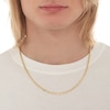 Thumbnail Image 2 of Made in Italy 080 Gauge Mariner Chain Necklace in 10K Hollow Gold - 22"