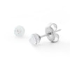 Thumbnail Image 0 of 4mm Crystal Stud Piercing Earrings in Solid Stainless Steel