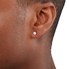 Thumbnail Image 3 of 4mm Crystal Stud Piercing Earrings in Solid Stainless Steel