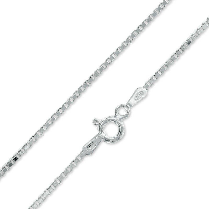 Made in Italy 1.2mm Box Chain Necklace in Sterling Silver - 26"