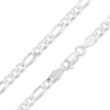 Thumbnail Image 0 of Made in Italy 100 Gauge Figaro Chain Necklace in Solid Sterling Silver - 26"