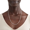 Thumbnail Image 2 of Made in Italy 050 Gauge Diamond-Cut Rope Chain Necklace in Solid Sterling Silver - 22"