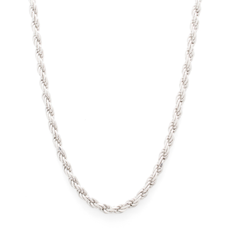 Made in Italy 100 Gauge Rope Chain Necklace in Sterling Silver - 26"