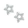Thumbnail Image 0 of Cubic Zirconia Star Stud Earrings in Sterling Silver