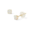 Thumbnail Image 0 of 4mm Lab-Created Opal Stud Earrings in 10K Gold