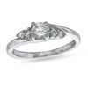 Thumbnail Image 0 of Child's 4mm Cubic Zirconia Ring in Sterling Silver - Size 3