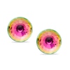 Thumbnail Image 0 of 6mm Iridescent Glass Ball Stud Earrings in Sterling Silver
