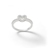Thumbnail Image 0 of Child's Cubic Zirconia Heart Ring in Sterling Silver - Size 4