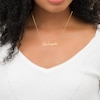 Thumbnail Image 1 of Script Name Necklace in 10K Gold (1 Line)