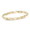 Thumbnail Image 0 of Twisted Thumb Ring in 10K Hollow Gold - Size 10